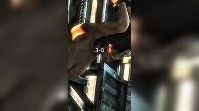 Wow, that is some intense action you have there! Why don't we just call it "Tomb Raiders and Resident Evilers - The Ultimate Hentai Smash"?