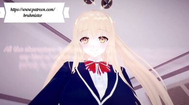 Male Futanari Takes Mahiru Shiina in Pov Swap