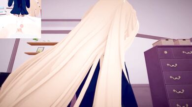 Male Futanari Takes Mahiru Shiina in Pov Swap