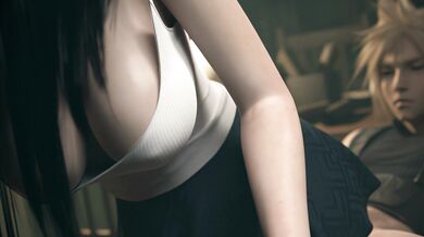 Reverse Cowgirl Tifa [1080p] - A Rough Sexual Encounter