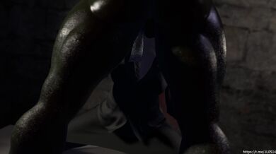 Airline Stewardesses Enjoy Sizzling Oral Sex With Horny Orcs!