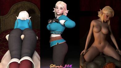 Dance of the Hentai Triad: Zelda's Lesbian Threesome