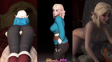 Dance of the Hentai Triad: Zelda's Lesbian Threesome