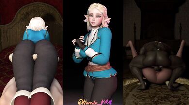 Dance of the Hentai Triad: Zelda's Lesbian Threesome