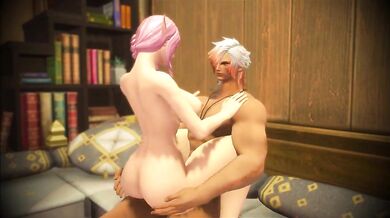 MagicalMysticVA Voice in Final Fantasy XIV Riding Animation Porn!