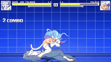 Felicia's Hot Battle Against Demonic Warrior Talbain in MUGEN Episode 2