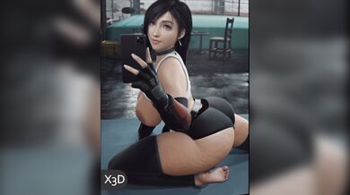 Tifa's Explosive Orgies with Cloud Strife and Barrett Wallace in 3D