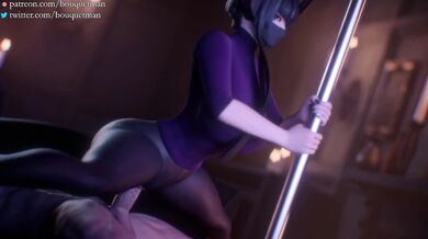 [Bouquetman's] Reverse Cowgirl Ride with White Eliza in HD