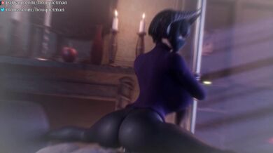 [Bouquetman's] Reverse Cowgirl Ride with White Eliza in HD