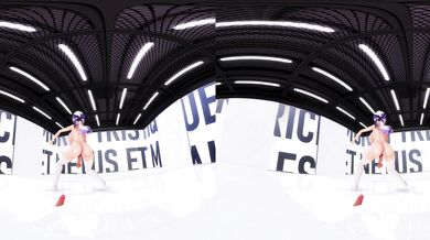 Virtual Reality MMD Hentai Fuckfest: 28 Anime Girls' Deepthroat Orgy