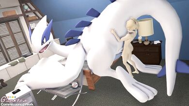 Human Male and Female Lugia Partnership in Love - The Secret Sexual Encounter (Gsec)