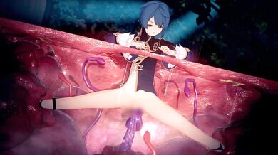 Mixed with desire, her body trembled as the tentacles began to move...