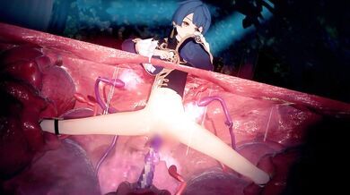 Mixed with desire, her body trembled as the tentacles began to move...