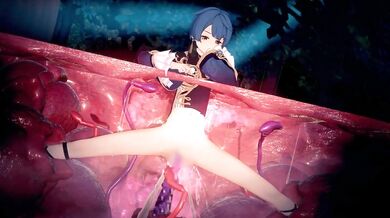 Mixed with desire, her body trembled as the tentacles began to move...