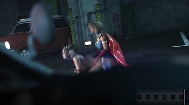 The Futanari Superheroine and Harley Quinn's Hot Tight Fuck