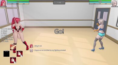 Ellie's Futanari Surrender to Enormous Cock in HR2 Exhibition Match 4