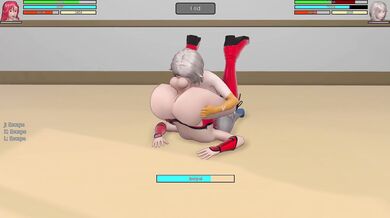 Ellie's Futanari Surrender to Enormous Cock in HR2 Exhibition Match 4