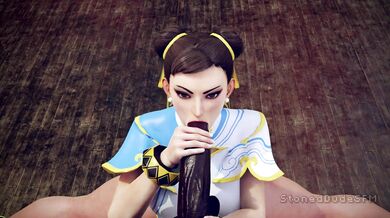 Mortal Kombat - The Hentai Chronicles: Chun Li's Split Blowjob and BBC Adventure with StonedudeFM.