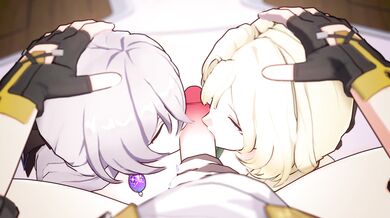 Lesbian Lovers Lick Caelus's Dick