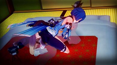 The Hentai Sex Video of Xingqiu, Kirara and Cosplay Girls [with Toys]