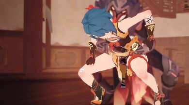 'Eternal Love in Cosplay Fantasy with Xingqiu and Xiangling'