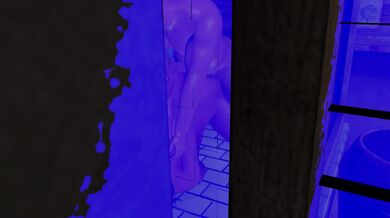 'Exhibitionist neighbor caught us while naked at the shower'