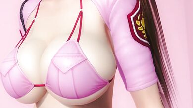 Mai Shiranui's Nude Photoshoot in DOA5 Gravure Studio - Photo Shoot 8