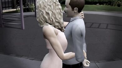 Curvy bimbo futa bangs her stepsister's husband after an unplanned encounter.