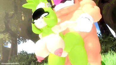 Surge Takes it Hard from Behind with Wario's Big Cock