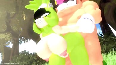 Surge Takes it Hard from Behind with Wario's Big Cock