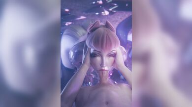 Evelynn's Megaera-themed Deep Throating Adventures