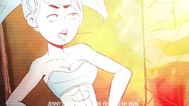 Young Brit Jenny gets her ass pounded by a futanari 18+ in the most intense lesbian sex ever!