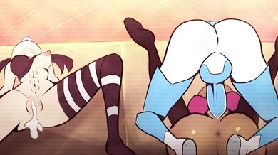 Young Brit Jenny gets her ass pounded by a futanari 18+ in the most intense lesbian sex ever!