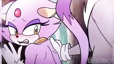 'Inside Blaze's sweet pink cunt, silver cum spurts from Jaguatiric4's cock'