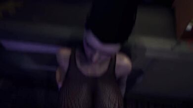 Goth Babe's Gigantic Juggs Shock!