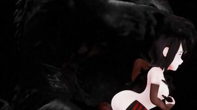 Mavis Gets Roughly Pegged by the Lycanthrope in her Bedroom