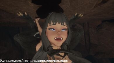 Sticky Semen Explosions in MudBlood Prologue v0.68.4.4 Animation Edition