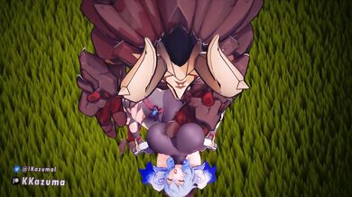 Three-Way Sex with Kazuma and Ganyu from 'Genesis Impact': The Angle of Passion