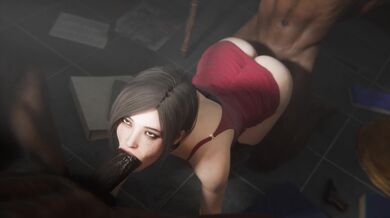 Ada Wong Gets Double Teamed and Virtually Fucked in 3D Animation