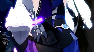 Kissing Tentacles: Hydro Yelan vs Electro Yelan (Silent)
