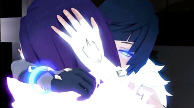 Kissing Tentacles: Hydro Yelan vs Electro Yelan (Silent)