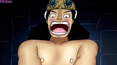 One Piece - Perona's Bountiful Booty and Usopp's Huge Hardon!