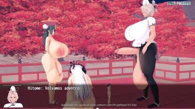 Male devoured by his futa boss while fighting off the Egg Clan
