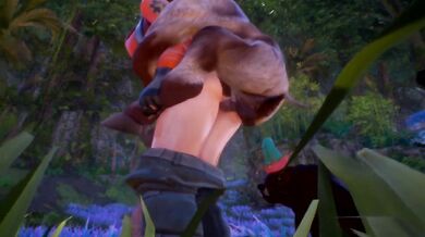 'The Orc Warrior and His Savage Crew: An Unforgettable Orgy with a Lost Princess.'