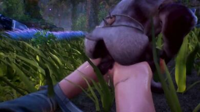 'The Orc Warrior and His Savage Crew: An Unforgettable Orgy with a Lost Princess.'
