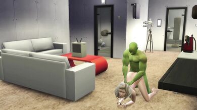 Super Mutant Fucks Vault Dweller in Post-Apocalyptic Orgy