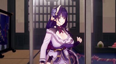 'The Heavens Shake as the Demon Sword Itto Fights Against Genshin Impact Raiden in This Soundful Hentai Porn Video by Koro22'