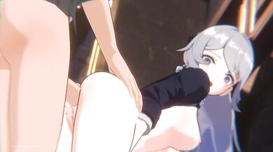 Anal Invader Bronya Gets Fucked Hard!
