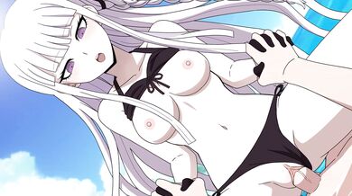 Sexy Nerd Girl Kyoko Kirigiri Gets Fucked By The Entire School!