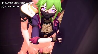 Kuki Shinobu's Sweltering Climax in Genshin Impact